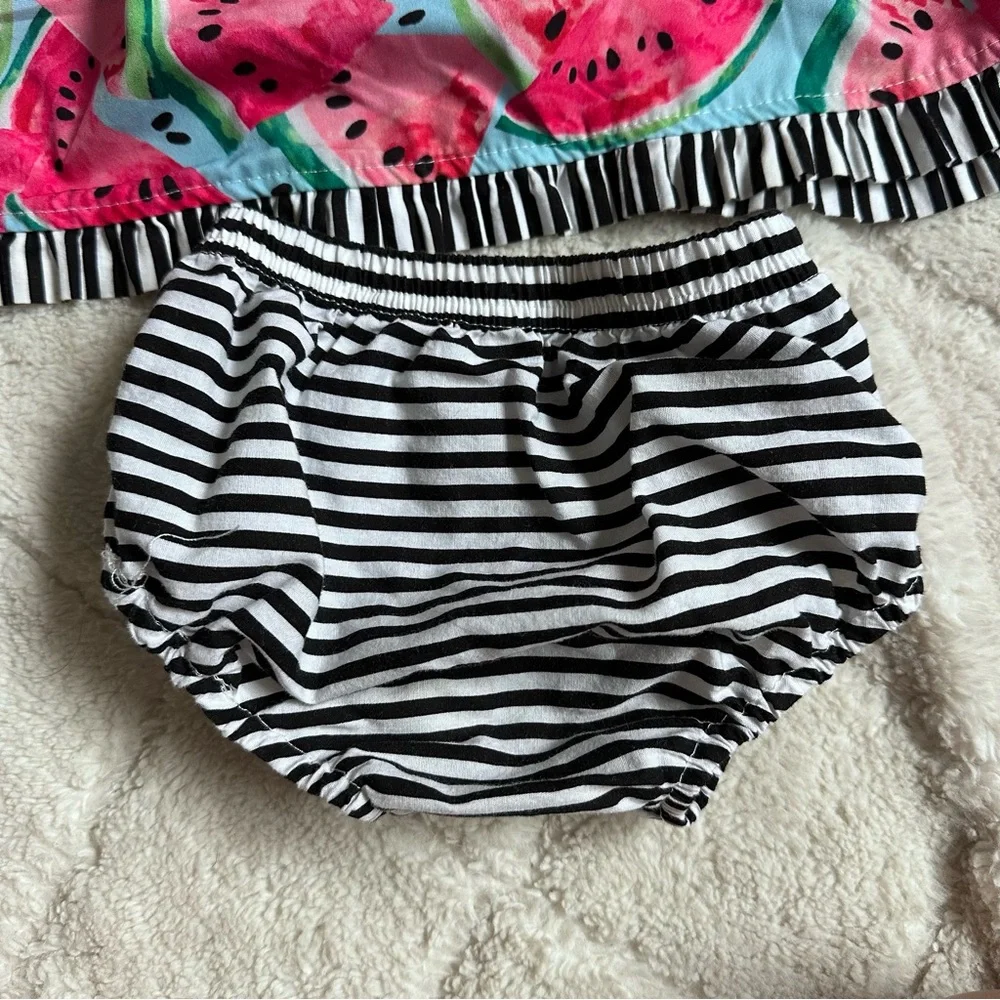 SHEIN | Girls Adjustable Watermelon Two Piece Set | Size 90
